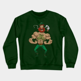 Sporty Leprechaun Crewneck Sweatshirt